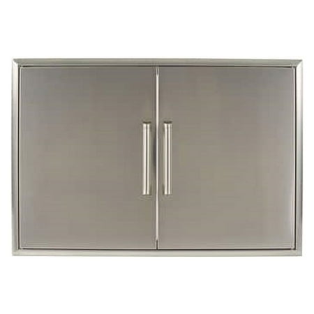 Coyote Outdoor Living - 26" Double Access Doors - Silver