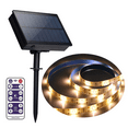 thumbnail image 1 of Barra de luz LED solar para exteriores, 8 modos, luces de cadena impermeables flexibles solares para jardín/hogar/patio Zhivalor Lamparas de Patio, 1 of 5