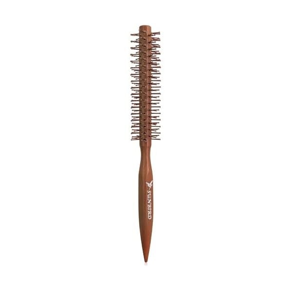 wonima11 Small Round Brush for Short Hair - 1" Mini Volumizing & Styling Brush for Men & Women, Heat Resistant Quiff Roller for Lifting, Curling Bangs, Beard & Thin Hair, Creates Natural Volume
