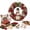#5, variant on Christmas Wreath, 3D Fabric Poke Wreath DIY Kit, DIY Punch Needle Craft Kits for Adults (Nativity)