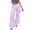 Light Purple, variant on Women's Ruffle Mesh Pants Flare Beach Cover up Pants Sheer Going out Bottoms for Pool Party Festival Rave Vacation Light Blue XS