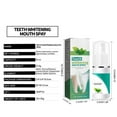thumbnail image 3 of Gzwccvsn Teeth Whitening Partial & Denture Cleaner, Teeth Whitening Spray, Fast-Acting To Denture Cleaner Tablets, Denture Spray Kills And Freshens Breath - Mint Fl 30ml, 3 of 9
