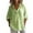 Green, variant on Seductiva Button Shirts for Women Women's Solid Color Cotton and Linen Casual Shirt Loose Long Sleeve Linen V Neck Shirt T Shirt Business Casual Work Tops Summer Tops Short Sleeve