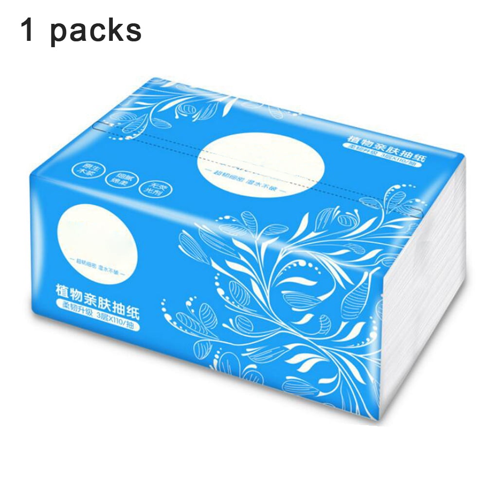 Face Towel Toilet Paper 3Layers Native Wood Pulp Disposable Face