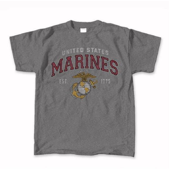 U.S. Marines USMC Vintage Logo Short Sleeve T-Shirt