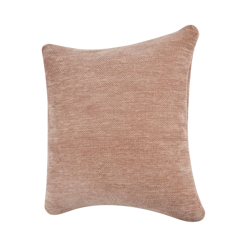 LR Home Yakar Chenille Poly Filled Pillow in Beige, 24" x 24"
