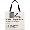 thumbnail image 1 of Bolso Lino Abibliophobia, 1 of 2