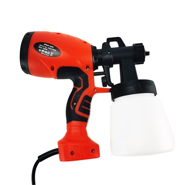 Pulverizador Pintura 1000 W Pistola Pintura en Aerosol Eléctrica Contenedor 1200 ML Con Perilla (enchufe La UE)