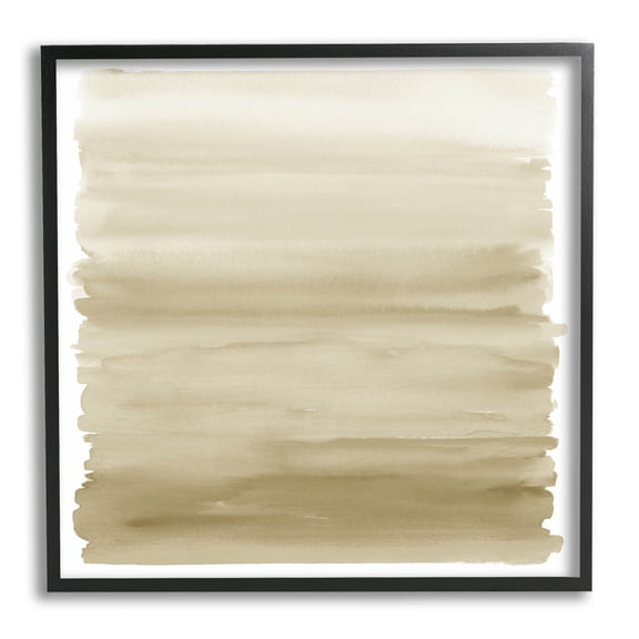 Stupell Industries Modern Ochre Gradient Graphic Art Black Framed Art Print Wall Art, Design by Allie Corbin