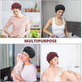 thumbnail image 5 of (combinación) 2 piezas de gorro de ducha impermeable, gorro de ducha reutilizable, gorro de ducha elástico de doble capa, excelente accesorio para el cabello de ducha para mujeres y niñas, espectáculo, 5 of 5