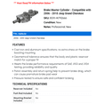 thumbnail image 2 of Brake Master Cylinder - Compatible with 2006 - 2010 Jeep Grand Cherokee 2007 2008 2009, 2 of 2