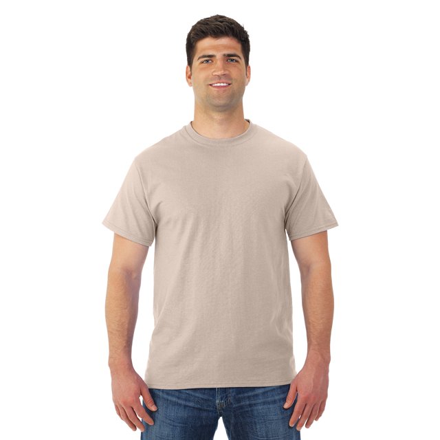 Jerzees T-Shirt à Manches Courtes pour Hommes DRI-POWER Active, S, Grès
