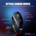 thumbnail image 3 of RedThunder K20 TKL Wireless Keyboard and Mouse Combo, Adjustable RGB Backlit Rechargeable Battery, Compact Layout Keyboard with Dedicated Multimedia, 3 of 7