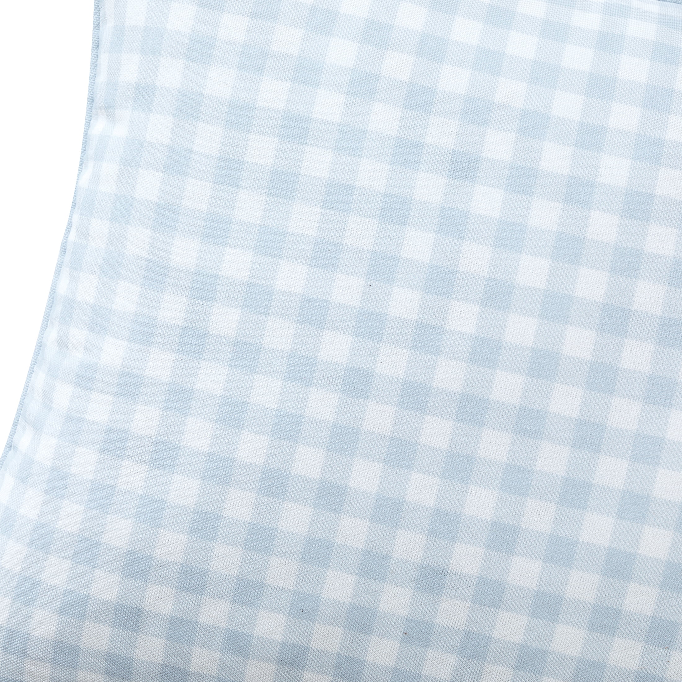 My Texas House Blue Gingham 14" x 20" Outdoor Pillow