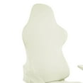 thumbnail image 7 of Stretch Gaming Chair Cover Solid Color Washable Ergonomic Polyester Dust milky white, 7 of 7