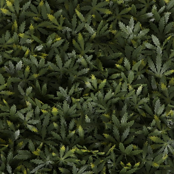 3rd Street Inn Artificial Yellow Haze Cannabis Greenery Panels - 12 Pack