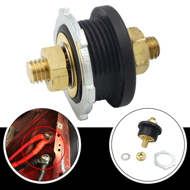 Rv Truck Boat Battery Terminal Bulkhead FeedThru Panel Connector Post