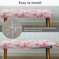 thumbnail image 5 of Whosucclay Pink Butterfly Print Stretch Dining Bench Cover Universal Bench Seat Furniture Protector Wear Resistant Bench Seat Cushion Slipcovers for Dining Room, Living Room, 5 of 7