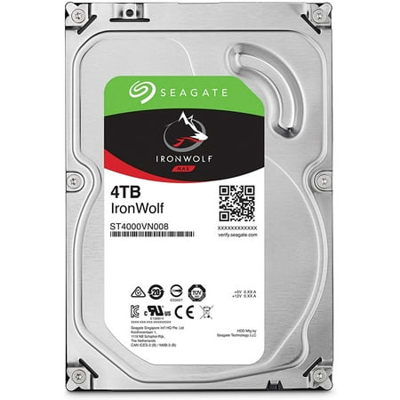 UPC 763649110560 product image for Seagate ST4000VN008 IronWolf 4TB 3.5 SATA HDD 5900 64MB | upcitemdb.com