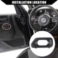 thumbnail image 5 of OE 68185911AA Door Lock Switch Bezel Black for Jeep Wrangler JK 3.6L V6 Gas 2011-2018 Driver Convenience Spare, 5 of 7