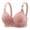 Pink, variant on RYRJJ Womens Push Up Bra No Underwire Unpadded Seamless Minimizer Bralettes Comfortable Full Coverage Everyday Bras