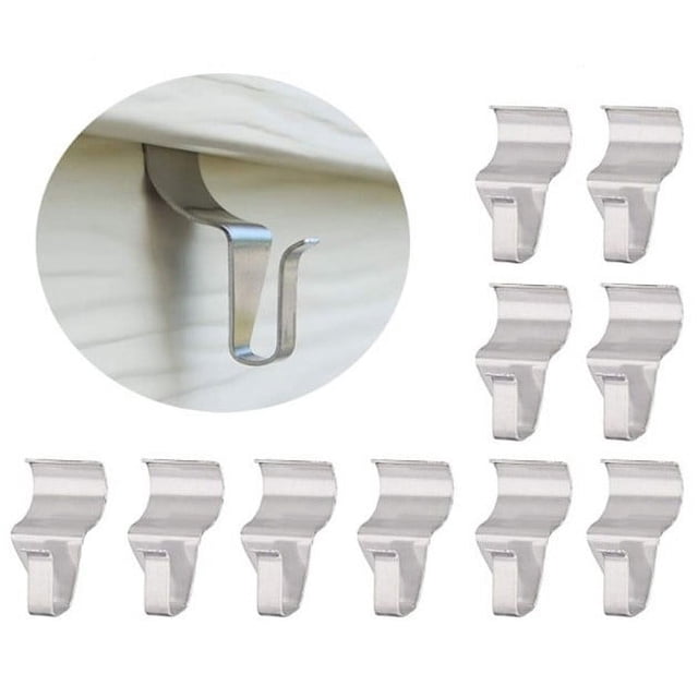 Gancho sin adhesivo, gancho de acero inoxidable en forma de S para costuras de pared y revestimiento