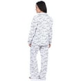 thumbnail image 2 of Leisureland Women's Music Note Print Cotton Flannel Pajama Set, 2 of 3