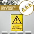 thumbnail image 3 of 5pcs High Voltage Warning Stickers Adhesive Labels Electrical Shocks Hazard Warning Stickers, 3 of 6