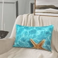 thumbnail image 6 of Fotbe Starfish And Seashell On The Beach 1 Pillow Cases - Envelope Closure - Luxury, Extra Soft, Cooling Pillow Covers - Wrinkle, Fade, Stain Resistant-16"x24", 6 of 8