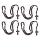 thumbnail image 5 of Cuentas De Rosario De Madera Hechas A Mano Rosario Anudado Collar De Rosario Católico Para Hombres Mujeres Niños Con Cuerda Resistente Y Gruesas Cuentas De Madera Regalos, 5 of 7
