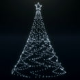 thumbnail image 5 of vidaXL Christmas Tree with Metal Post LEDs Xmas Decoration Multi Colors/Sizes, 5 of 49