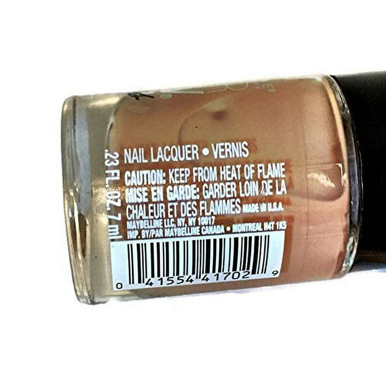 Maybelline Color (2 Nail Show Limited Pack) the Bare Nudes Polish, Beige 753 Edition