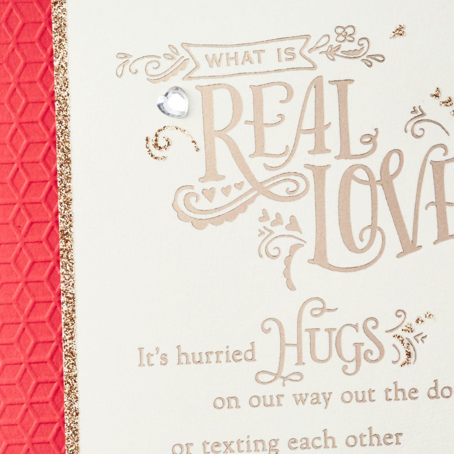 Hallmark Anniversary Card, Love Card, Valentines Day Card for Husband, Wife, Boyfriend, Girlfriend (Real Love)