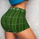 thumbnail image 4 of Fotbe American Football Field Shorts Sin Costuras – Shorts Deportivos de Cintura Alta para Mujer, Elásticos para Gimnasio, Yoga, Running o Ciclismo-Large, 4 of 8