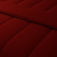 thumbnail image 5 of 1 Piece New Straight Line Pattern Comforter, 800 TC, 100% Egyptian Cotton, King/California King Size Burgundy Solid, 5 of 6