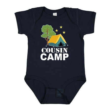 

Inktastic Cousin Camp Apparel Camping Gift Baby Boy or Baby Girl Bodysuit