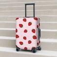 thumbnail image 2 of Lsque Strawberry Printed Luggage Cover, Travel Luggage Protector,Scratch and Dirt Resistant, Fits 18-32 Inch Luggage - Medium, 2 of 9