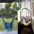 thumbnail image 5 of Muelle giratorio para silla colgante, con 2 mosquetones y gancho giratorio de 360 ​​°, capacidad de carga de 250 kg para silla colgante, hamaca, yoga, etc., 5 of 5