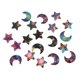 thumbnail image 1 of 20Set Star Moon Resina Botón Flatback Cabochon para DIY Phone Hair Bow Crafts Sunnimix Cabujones de Resina con Espalda Plana, 1 of 7