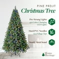 thumbnail image 2 of Open Box Heritage 7 ft. Artificial Pine Christmas Tree w/ Changing Lights, 2 of 11