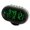 Vert, variante sur Thermomètre de Voiture Horloge Numérique Dc Horloge Automobile Led Jauge de Température Double Voltmètre Testeur de Tension