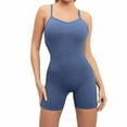 thumbnail image 2 of Idoravan Yoga Rompers for Women Clearance Women's One-piece Sport Yoga Jumpsuit Running Fitness Workout Tight Capris, 2 of 6