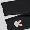 thumbnail image 5 of Jalioing Girls Capri Leggings Lightweight Elastic Waist Embroidery Crop Leggings Kids Cute Summer Capri Pants, 5 of 6
