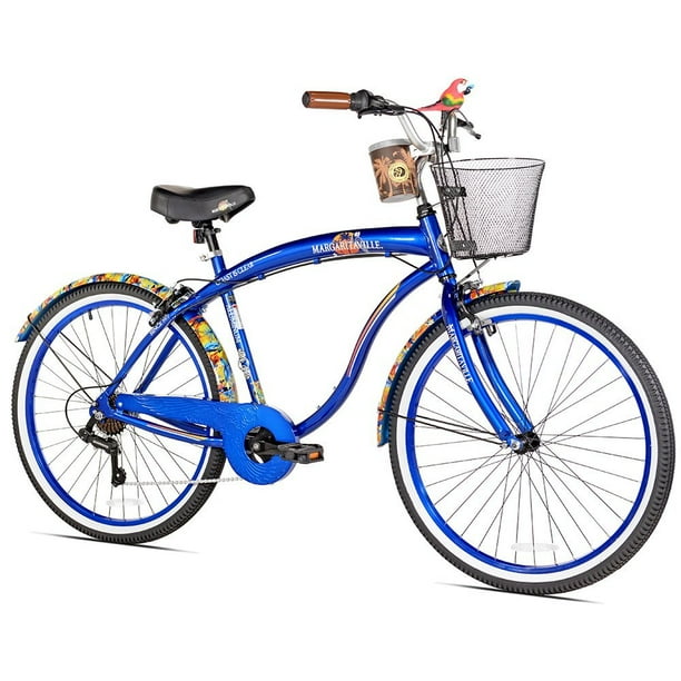 Margaritaville Mens Coast Is Clear 7 Speed Cruiser Bike