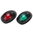 thumbnail image 2 of LED Navigation Lamp, Universal LED Side Light IP66 Protection Grade 1 Pair / Set  For Yachts Black, 2 of 8