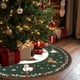 thumbnail image 5 of Washable Christmas Tree Skirt Christmas Tree Rug Decor Short Pile High-Definition Printed Christmas Tree Skirt, 5 of 6
