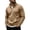 Khaki, variant on Mens Quarter Zip Pullover Sweatshirt Fall Winter Long Sleeve Casual Plain Stand Collared Sweatshirts with Pockets
