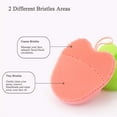 thumbnail image 3 of Soft Silicone Face Brush Cleanser Manual Facial Cleansing Scrubber, with Silicone Body Brush Shower Scrubber Gentle Exfoliating (Blue+Pink), 3 of 7