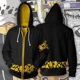 thumbnail image 3 of Sudadera con capucha de anime con estampado 3D, sudadera tipo pulóver, mono D Luffy, Ace, Sabo, Shanks, Law, traje de chándal de batalla, ropa de abrigo informal, 3 of 5