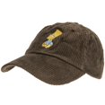 thumbnail image 1 of Simpsons - Bart Casquette de Baseball en Velours Côtelé, 1 of 1